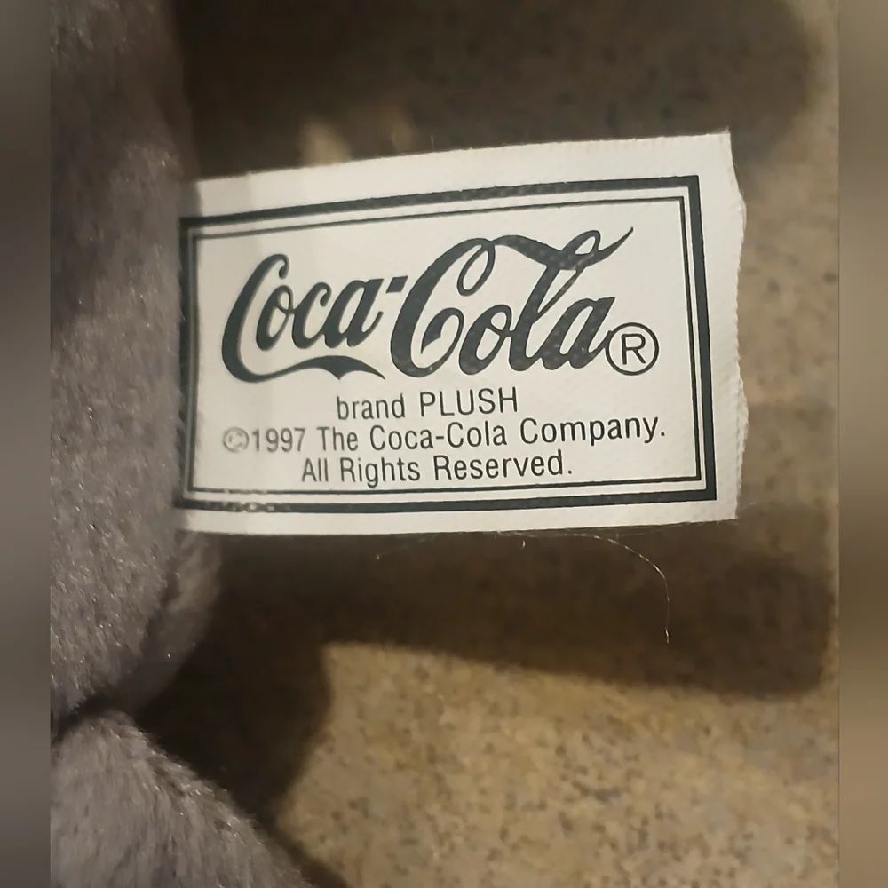 Vintage Coca-Cola Plush Seal